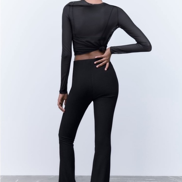 Zara Ribbed Leggings - Picture 7 of 14